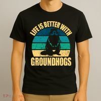 Life Is Better With Groundhogs T-Shirt thumb 3