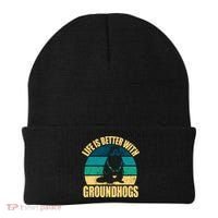 Life Is Better With Groundhogs Beanie thumb 0
