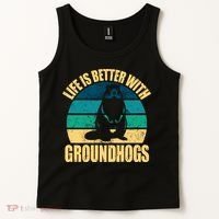 Life Is Better With Groundhogs Tank Top thumb 2