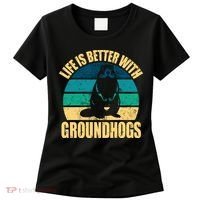 Life Is Better With Groundhogs Women's T-Shirt thumb 0