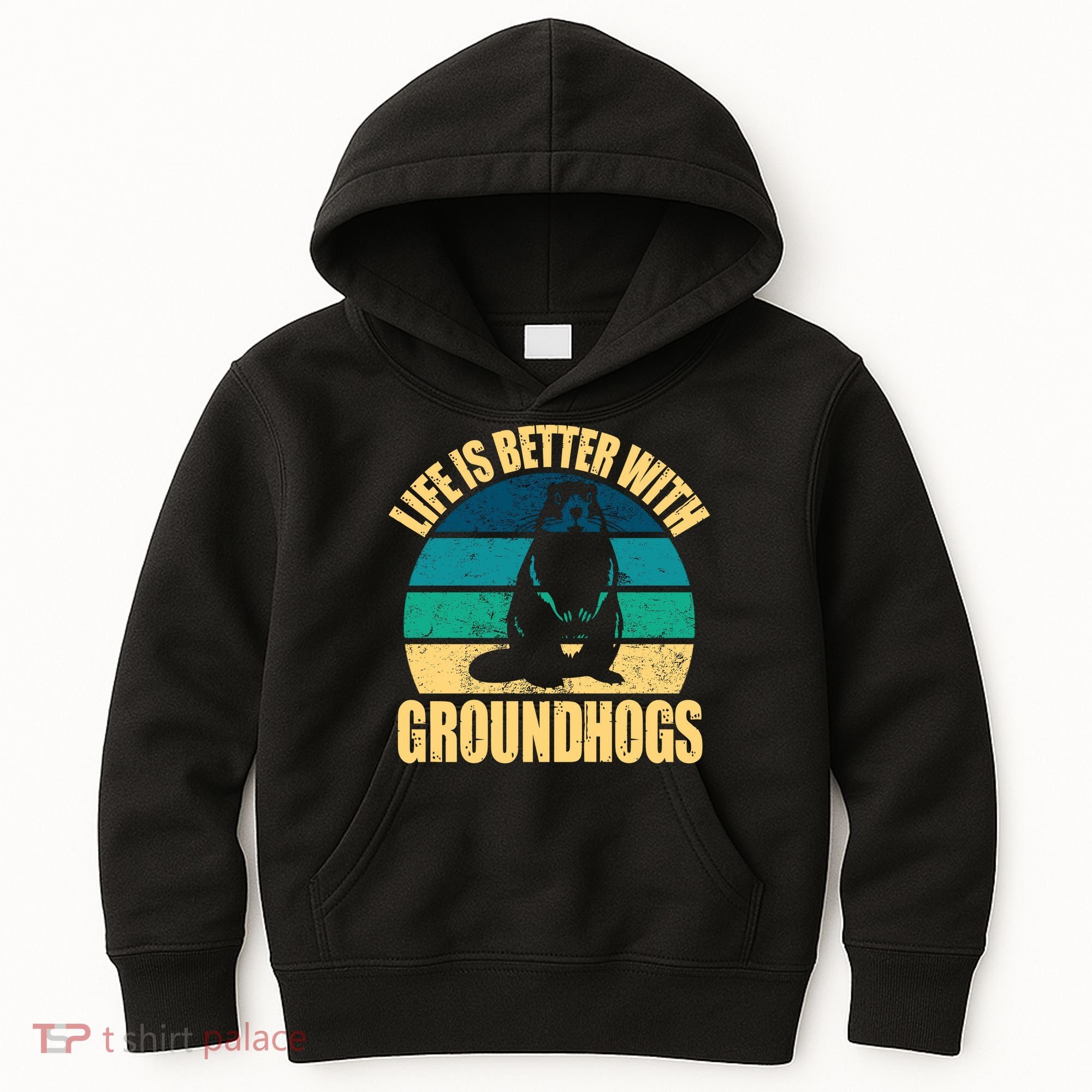 Life Is Better With Groundhogs Kids Hoodie