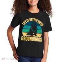 Life Is Better With Groundhogs Kids T-Shirt thumb 2