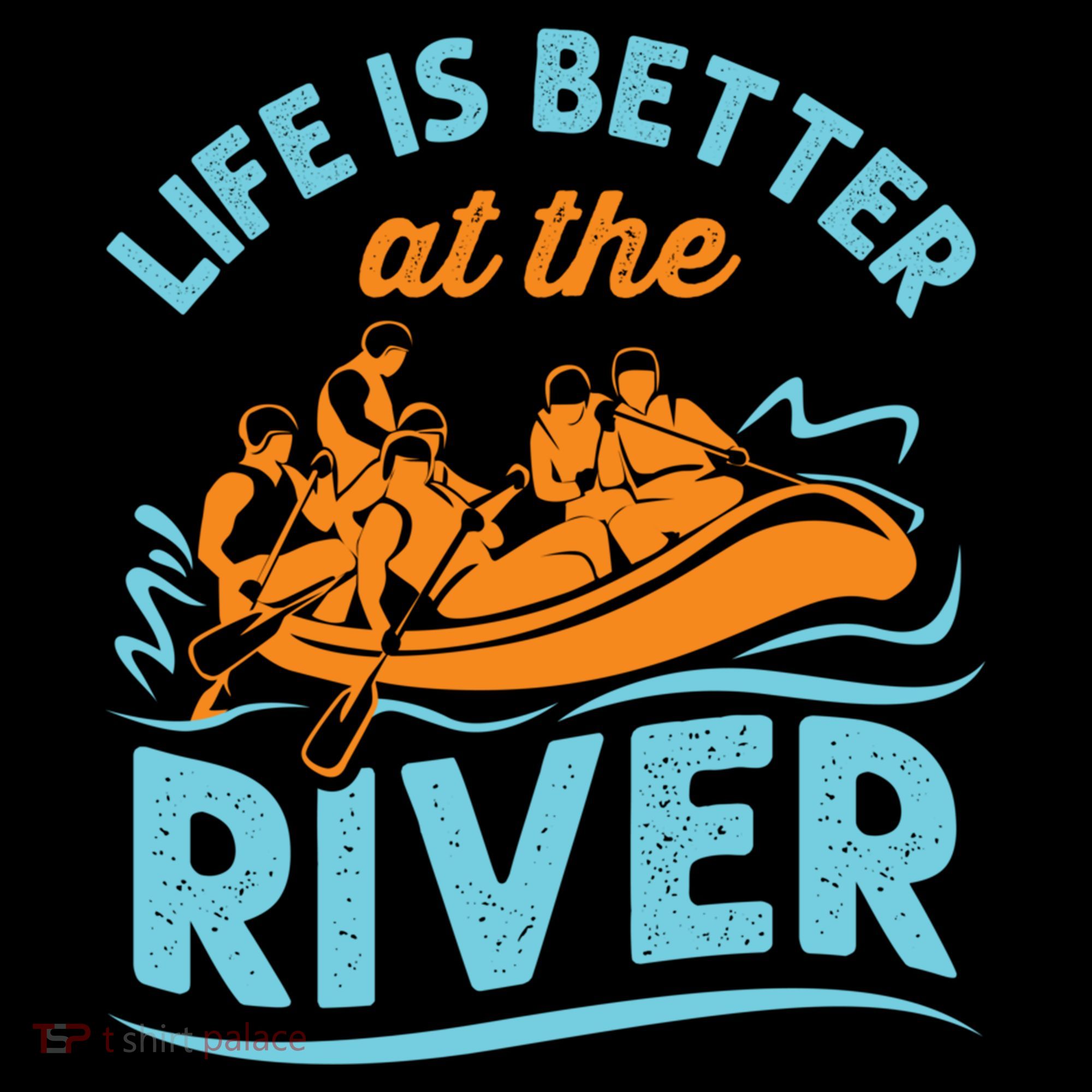 Life Is Better At The River White Water Rafting Cool Gift Doggie Tank