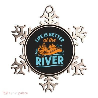 Life Is Better At The River White Water Rafting Cool Gift Ornament