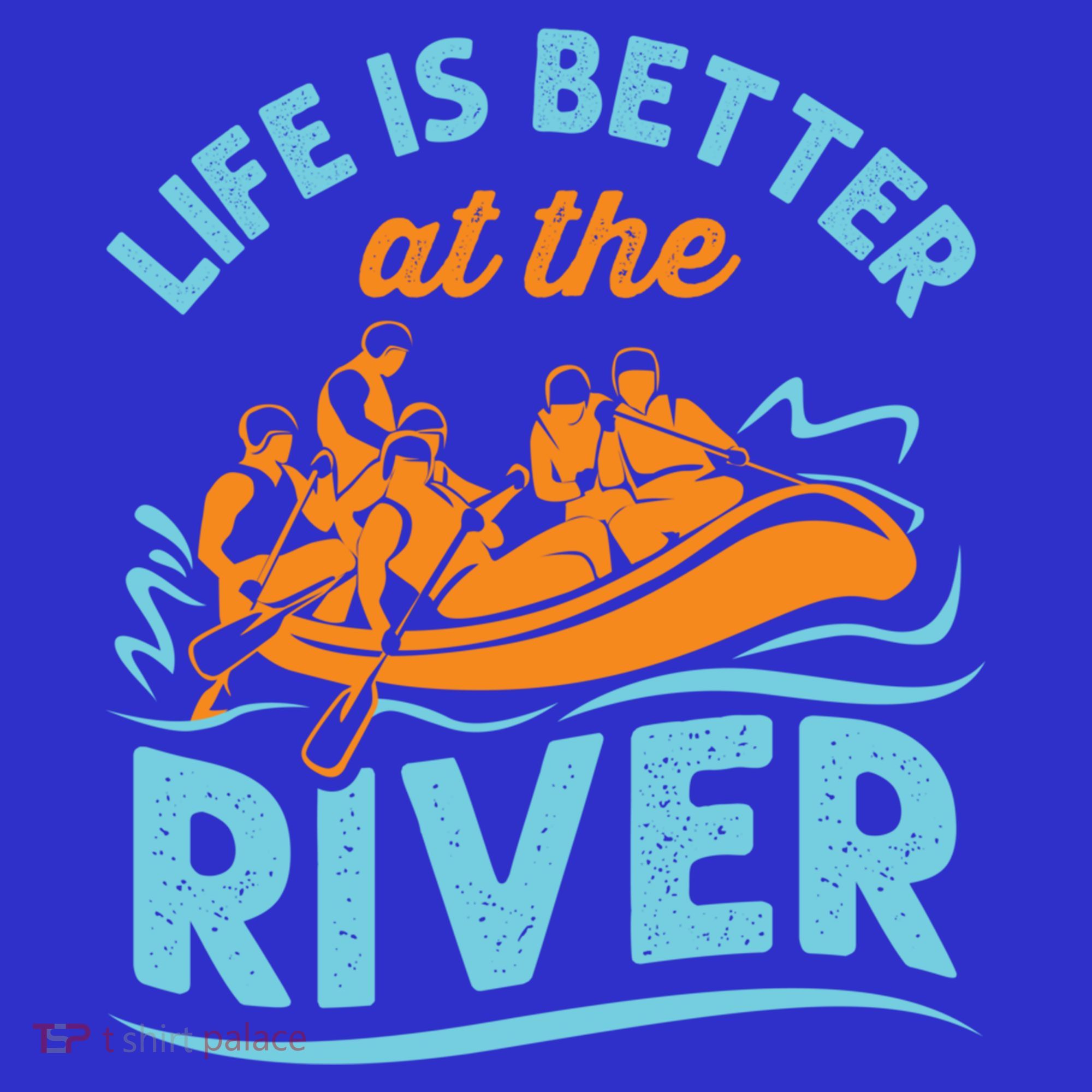Life Is Better At The River White Water Rafting Cool Gift Toddler Hoodie