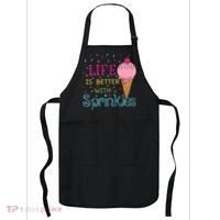 Life Is Better With Sprinkles Sweet Ice Cream Lover Apron thumb 0