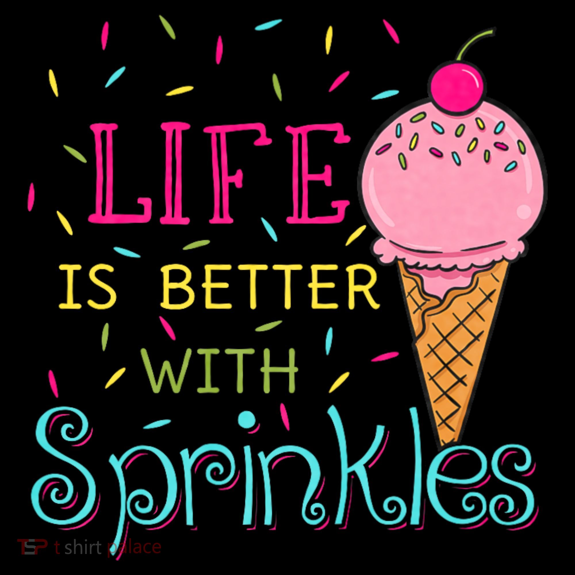 Life Is Better With Sprinkles Sweet Ice Cream Lover Mousepad