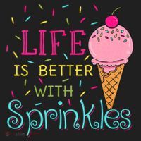 Life Is Better With Sprinkles Sweet Ice Cream Lover Hat thumb 2
