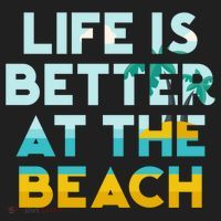 Life Is Better At The Beach Gift Cute Summer Vacation Gift Women's Sweatshirt thumb 2