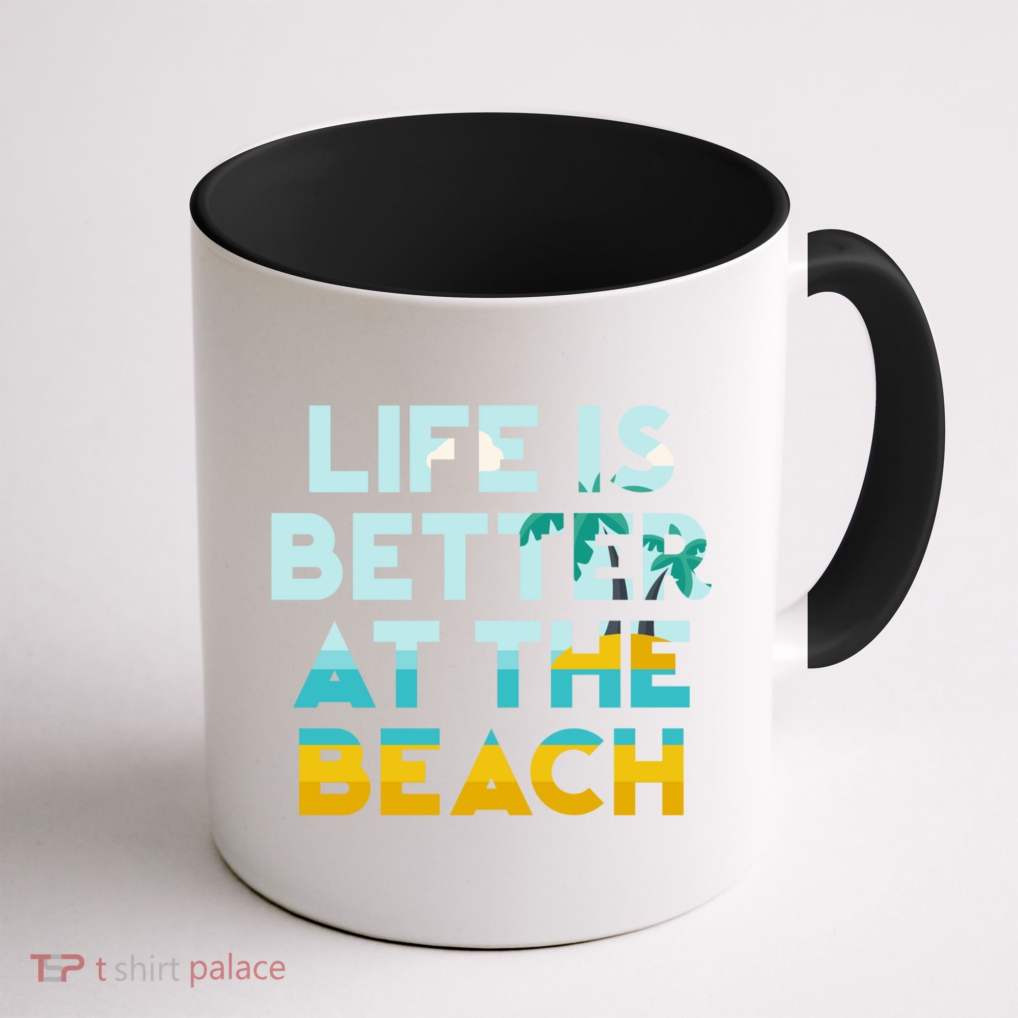 Life Is Better At The Beach Gift Cute Summer Vacation Gift Coffee Mug