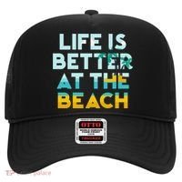 Life Is Better At The Beach Gift Cute Summer Vacation Gift Hat thumb 0