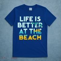 Life Is Better At The Beach Gift Cute Summer Vacation Gift T-Shirt thumb 5