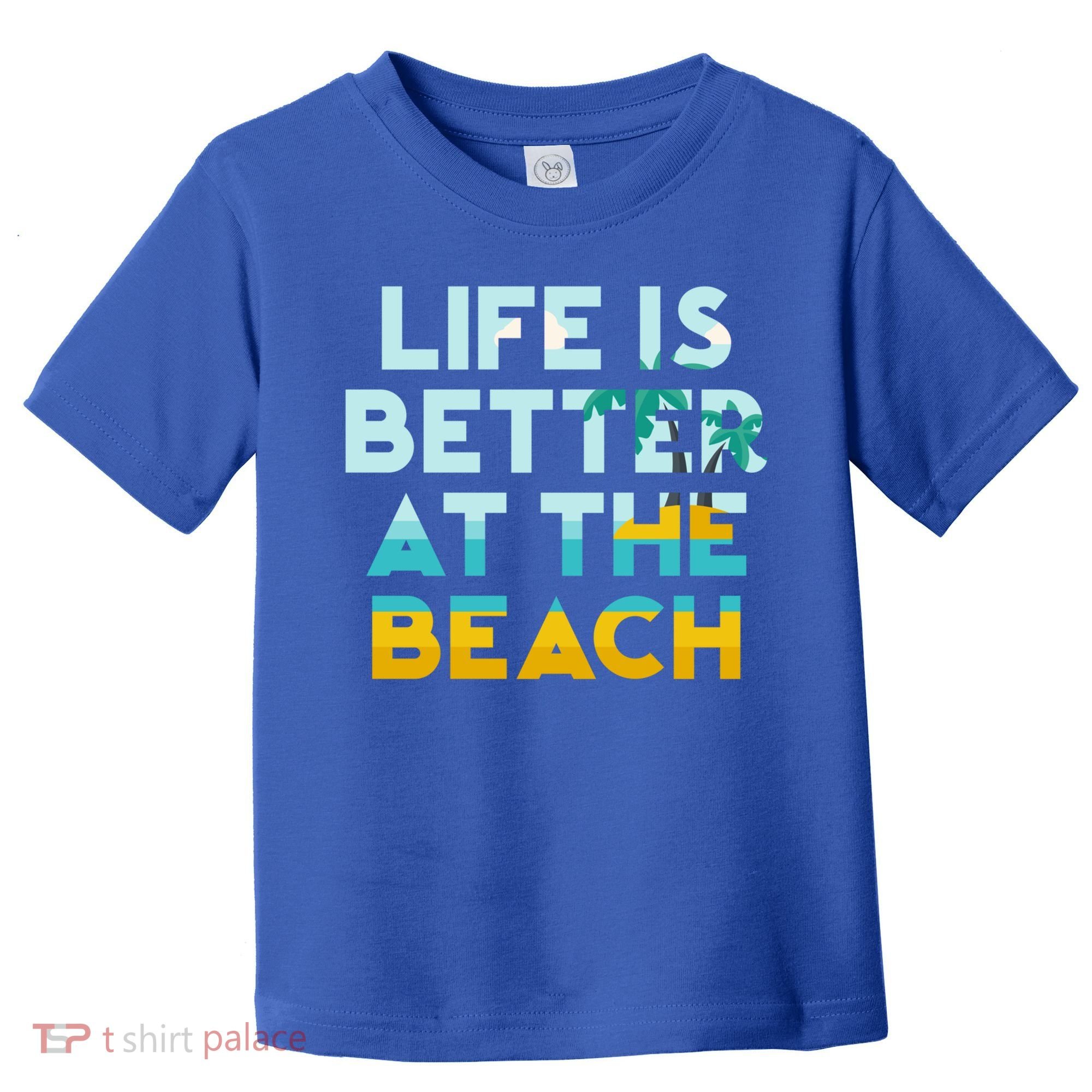 Life Is Better At The Beach Gift Cute Summer Vacation Gift Toddler T-Shirt