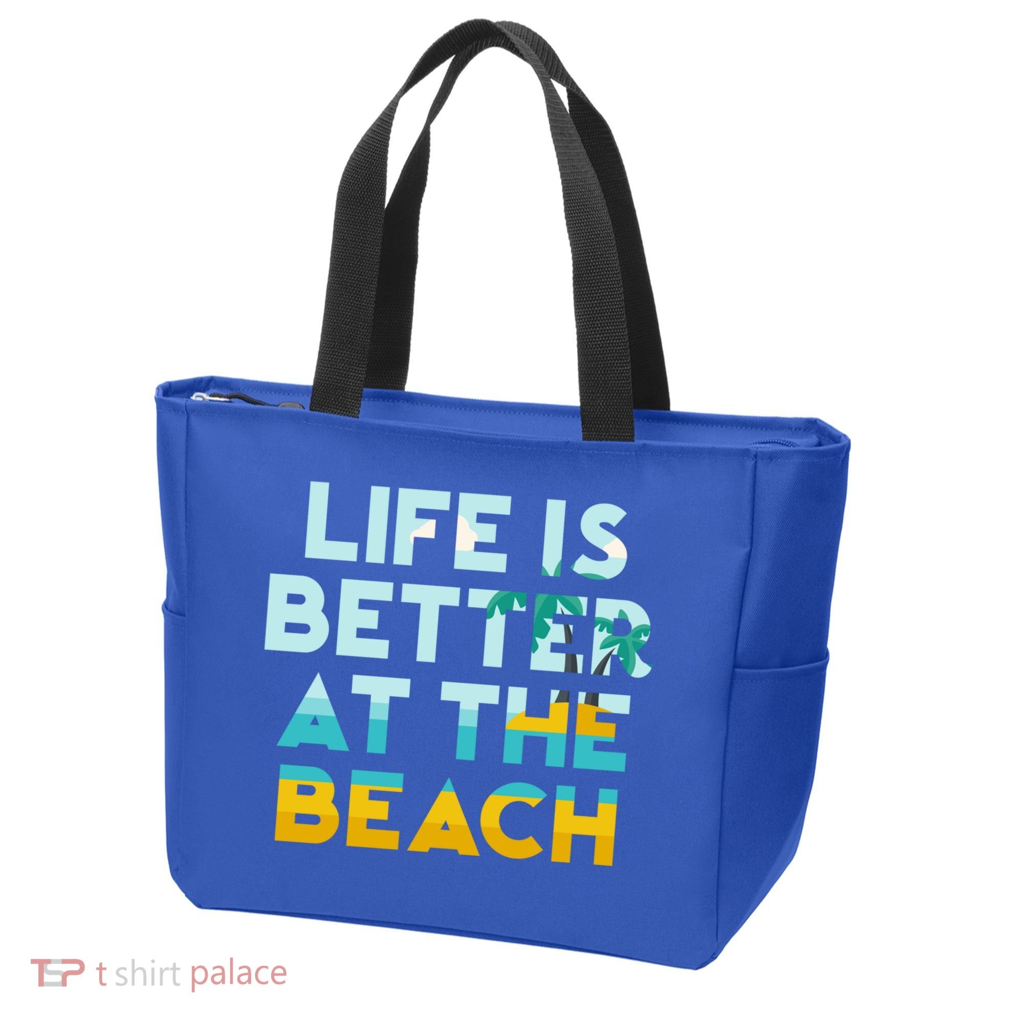 Life Is Better At The Beach Gift Cute Summer Vacation Gift Tote Bag