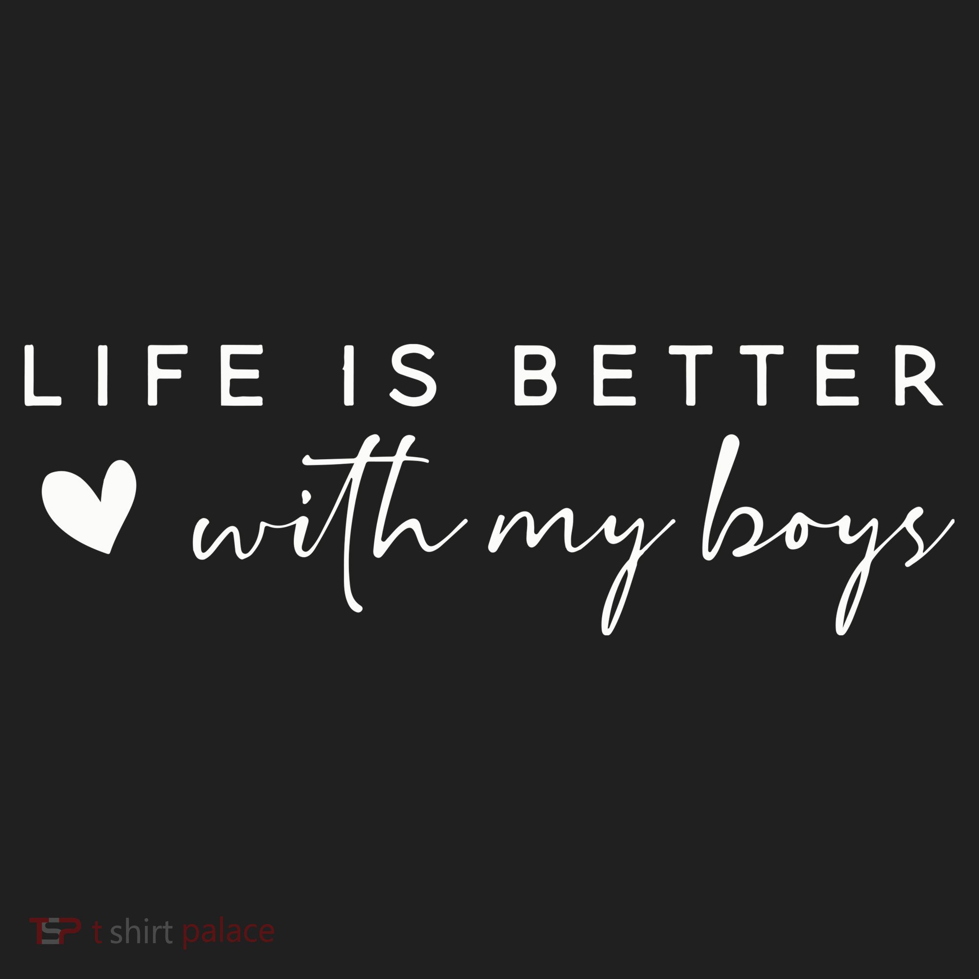 Life Is Better With My Boy Golf Towel