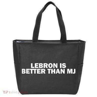 Lebron Is Better Than Mj Tote Bag