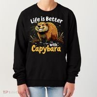 Life Is Better With Capybara Women's Sweatshirt thumb 0