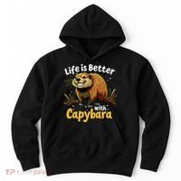 Life Is Better With Capybara Hoodie thumb 0