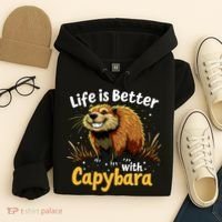 Life Is Better With Capybara Hoodie thumb 4