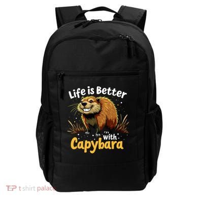 Life Is Better With Capybara Backpack