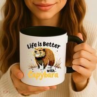 Life Is Better With Capybara Coffee Mug thumb 3