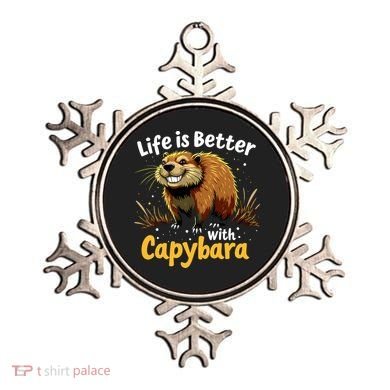 Life Is Better With Capybara Ornament