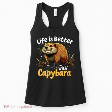 Life Is Better With Capybara Women's Tank Top