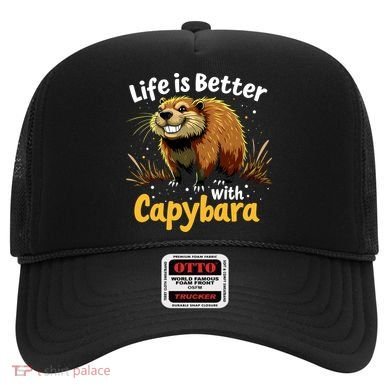 Life Is Better With Capybara Hat