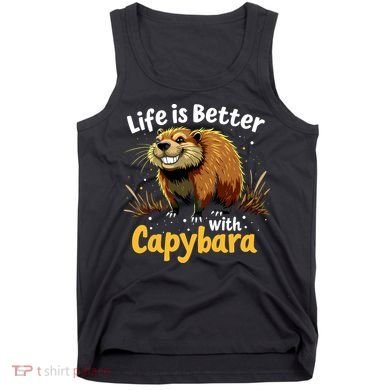 Life Is Better With Capybara Tank Top
