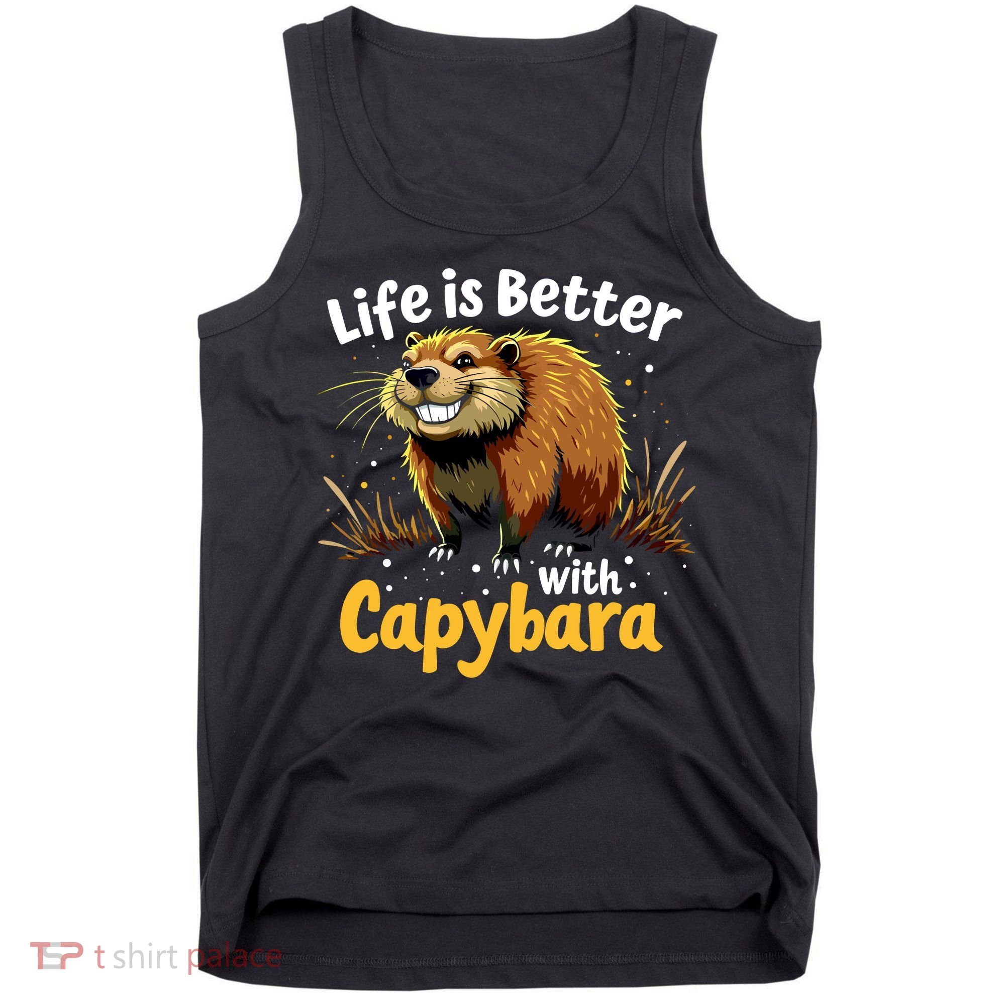 Life Is Better With Capybara Tank Top