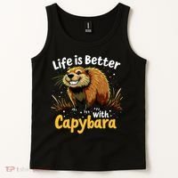Life Is Better With Capybara Tank Top thumb 2