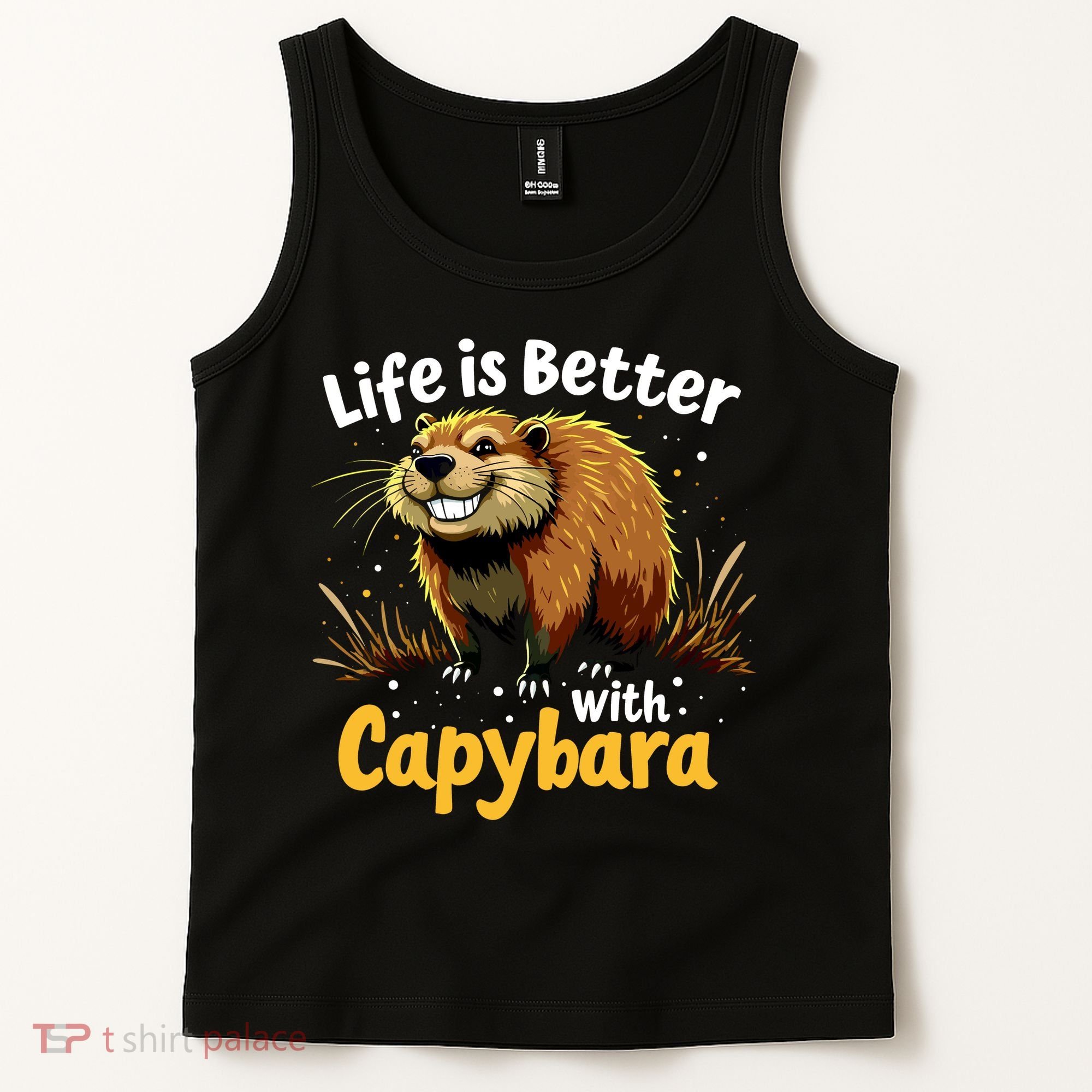 Life Is Better With Capybara Tank Top