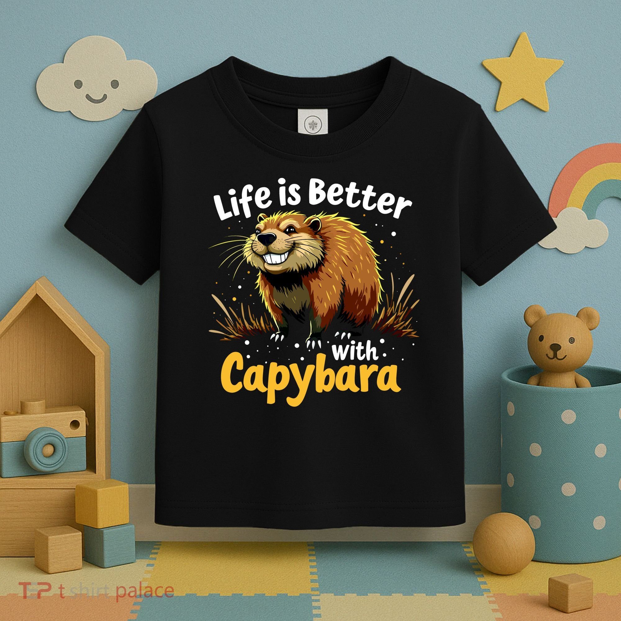 Life Is Better With Capybara Toddler T-Shirt