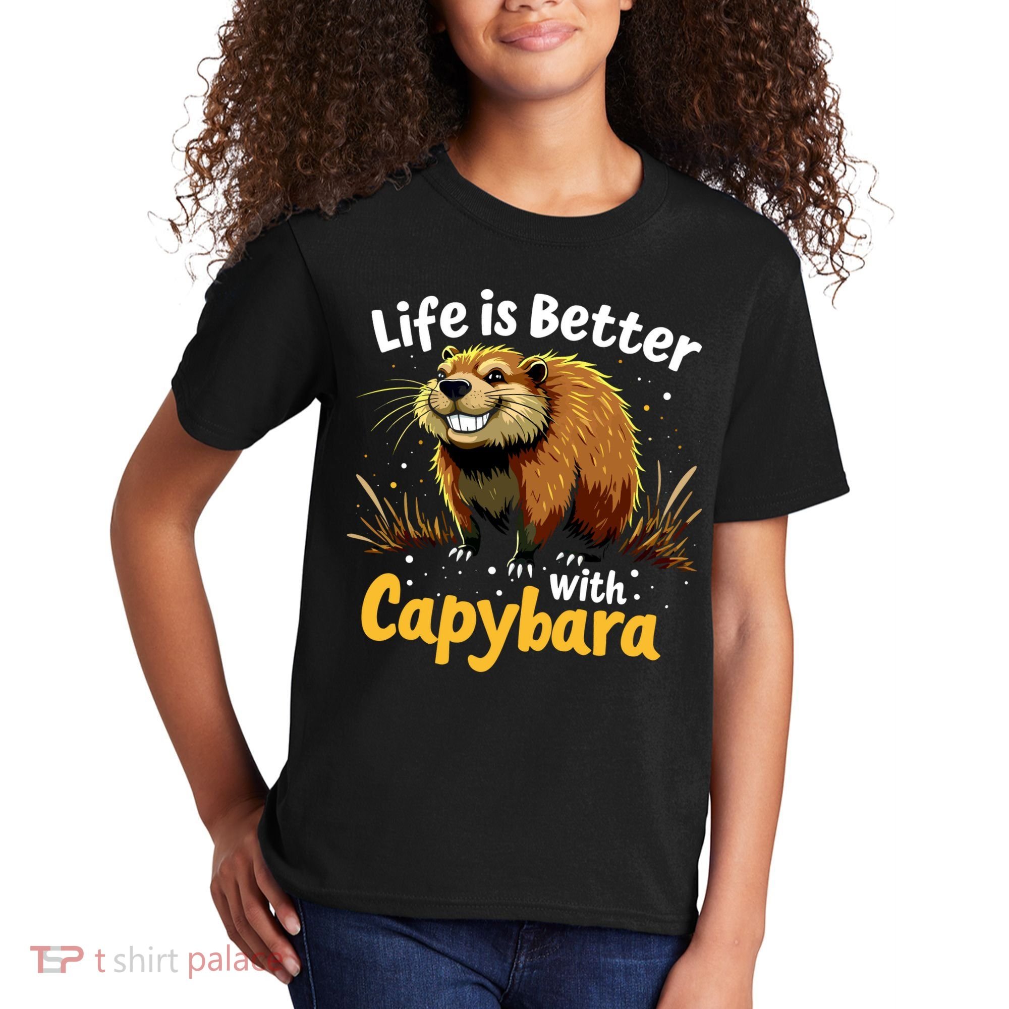 Life Is Better With Capybara Kids T-Shirt