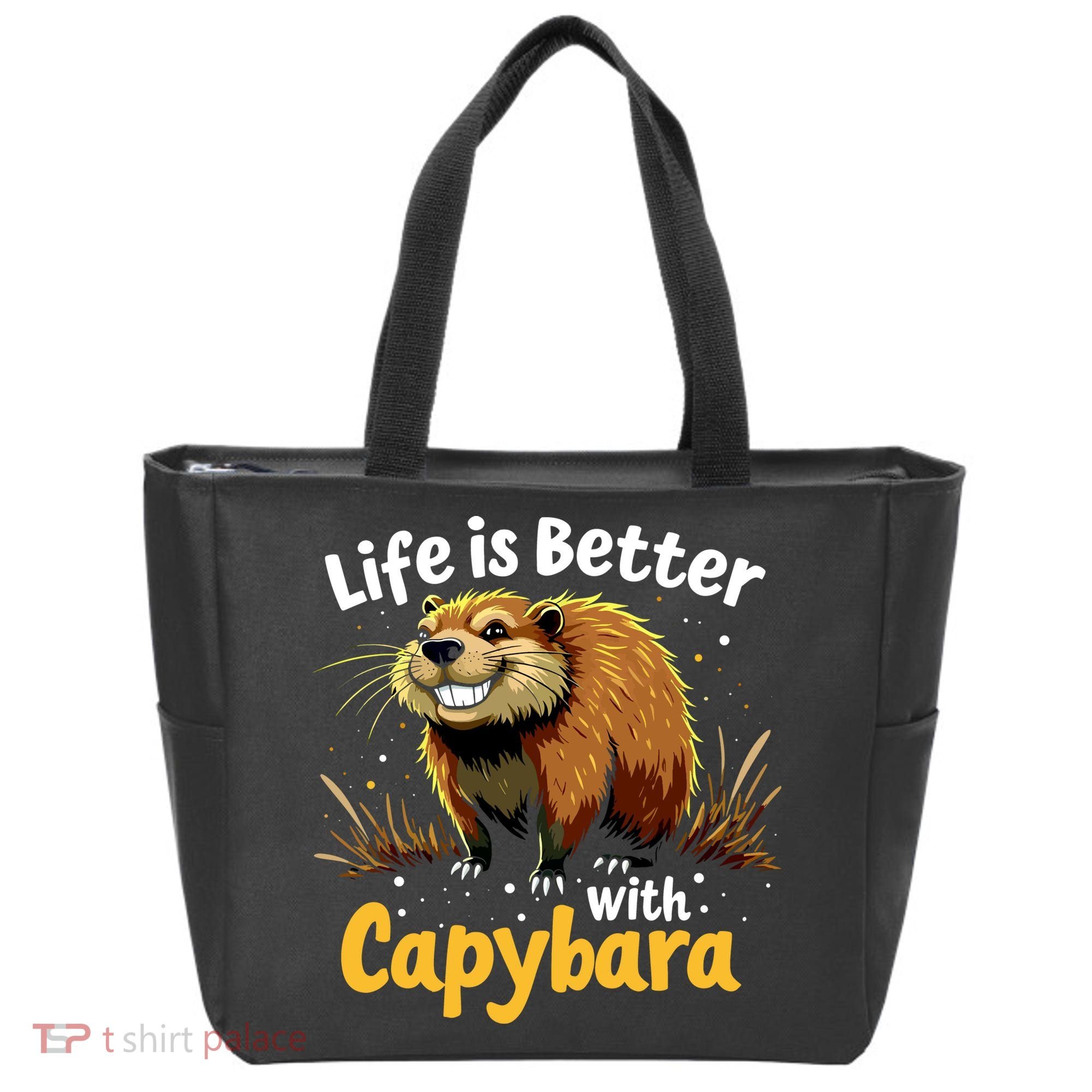 Life Is Better With Capybara Tote Bag