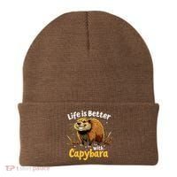 Life Is Better With Capybara Beanie thumb 0