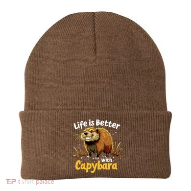 Life Is Better With Capybara Beanie