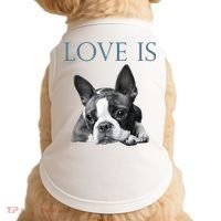 Love Is Boston Terrier Bostie Doggie Tank thumb 0