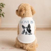 Love Is Boston Terrier Bostie Doggie Tank thumb 2