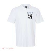 Love Is Boston Terrier Bostie Polo thumb 0