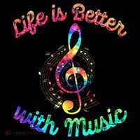 Life Is Better With Music Notes Symbol Tie Dye Musician Bucket Hat thumb 4