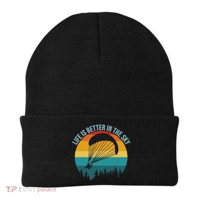 Life Is Better In The Sky Paramotor Pilot Gift Beanie