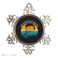 Life Is Better In The Sky Paramotor Pilot Gift Ornament thumb 0