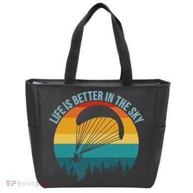 Life Is Better In The Sky Paramotor Pilot Gift Tote Bag