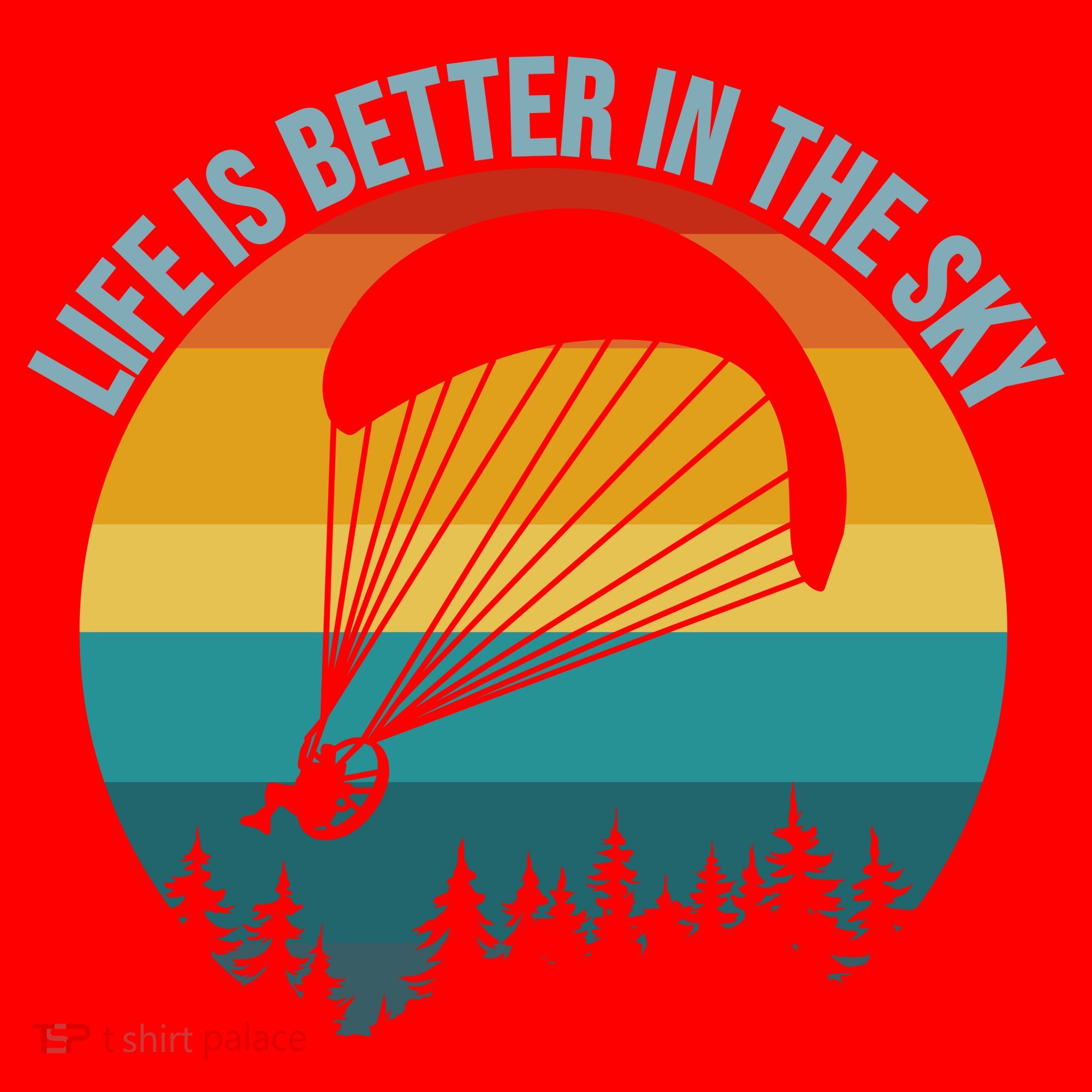 Life Is Better In The Sky Paramotor Pilot Gift Santa Hat