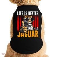 Life Is Better With A Jaguar Funny Jaguars Doggie Tank thumb 0