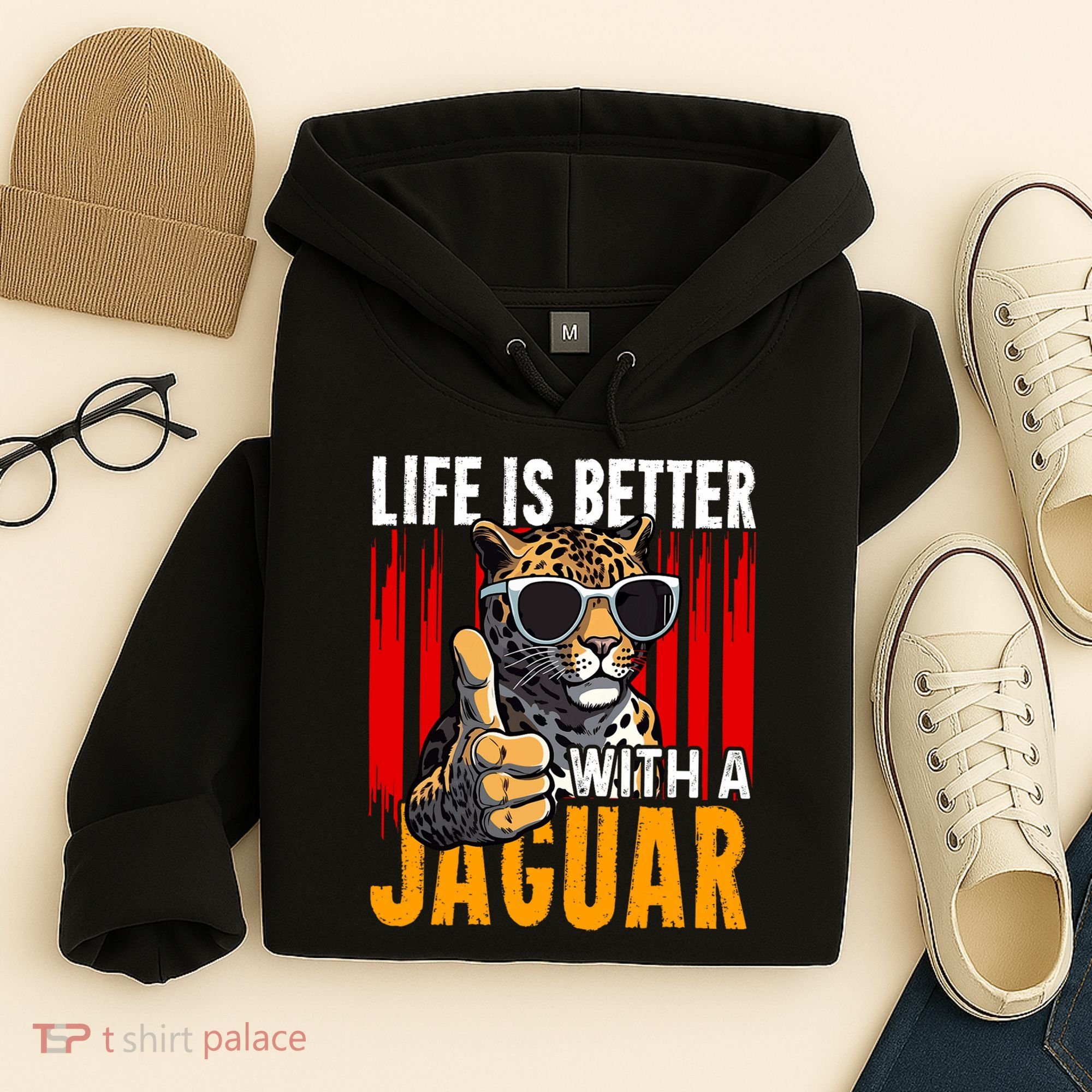 Life Is Better With A Jaguar Funny Jaguars Hoodie