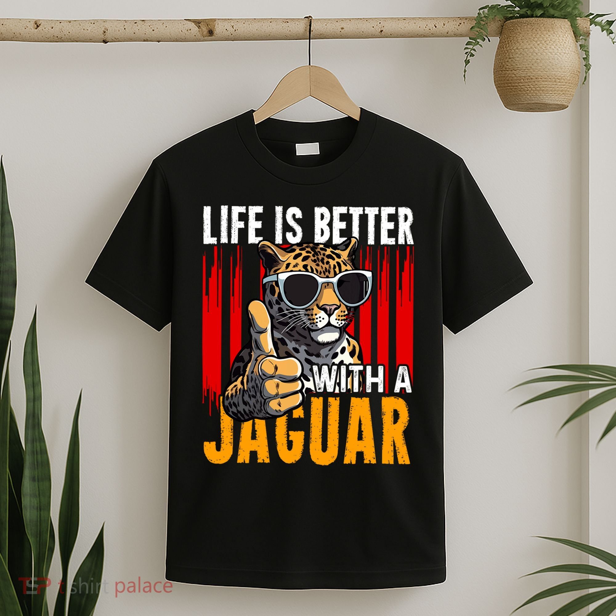Life Is Better With A Jaguar Funny Jaguars T-Shirt