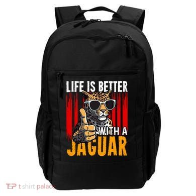 Life Is Better With A Jaguar Funny Jaguars Backpack