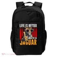 Life Is Better With A Jaguar Funny Jaguars Backpack thumb 0